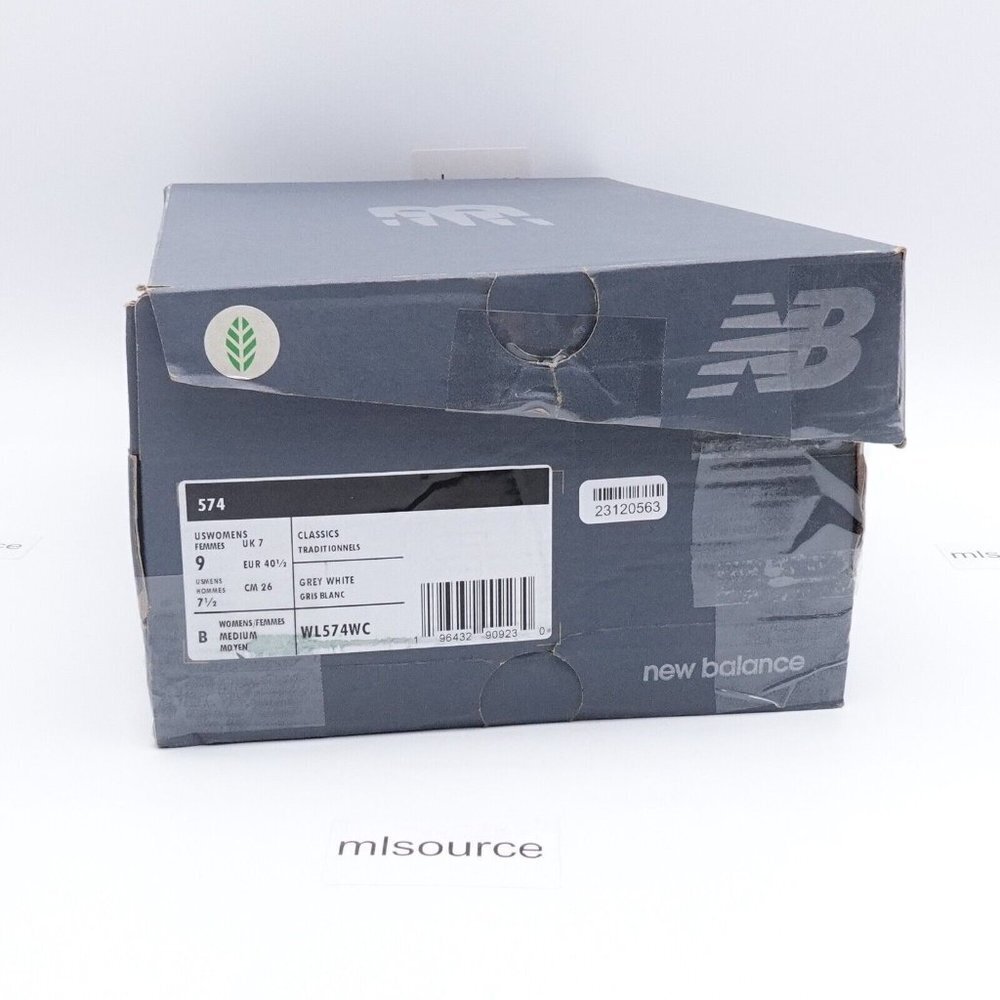 NEW New Balance 574 Sneakers WL574WC Grey/White/Floral - Picture 14 of 15